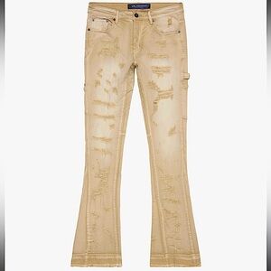 Mens “ Zero- LT Khaki Wash” Valabasas Jeans
